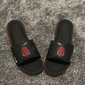 Nike Arkansas Razorback Sandals